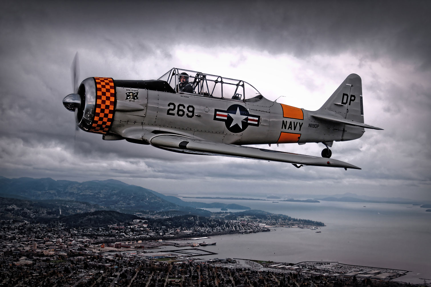 Tableau navy in the sky, HEXOA