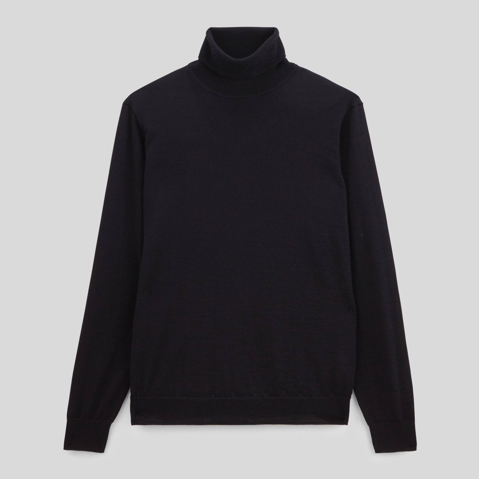 Pull col roulé en laine mérinos, MONOPRIX