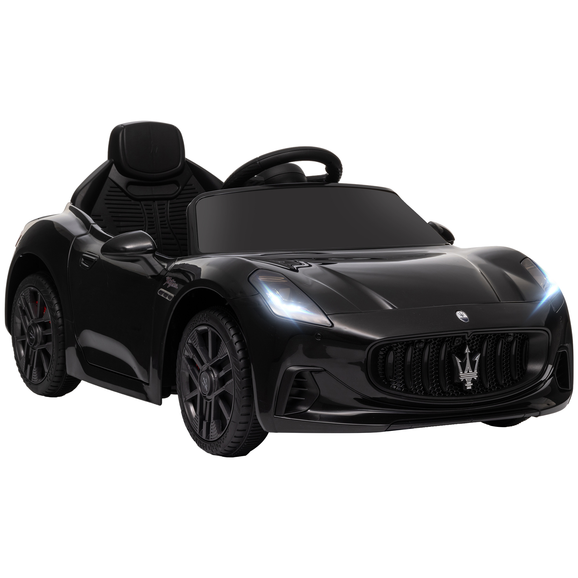 Voiture électrique à conducteur assis PP Noir, AIYAPLAY