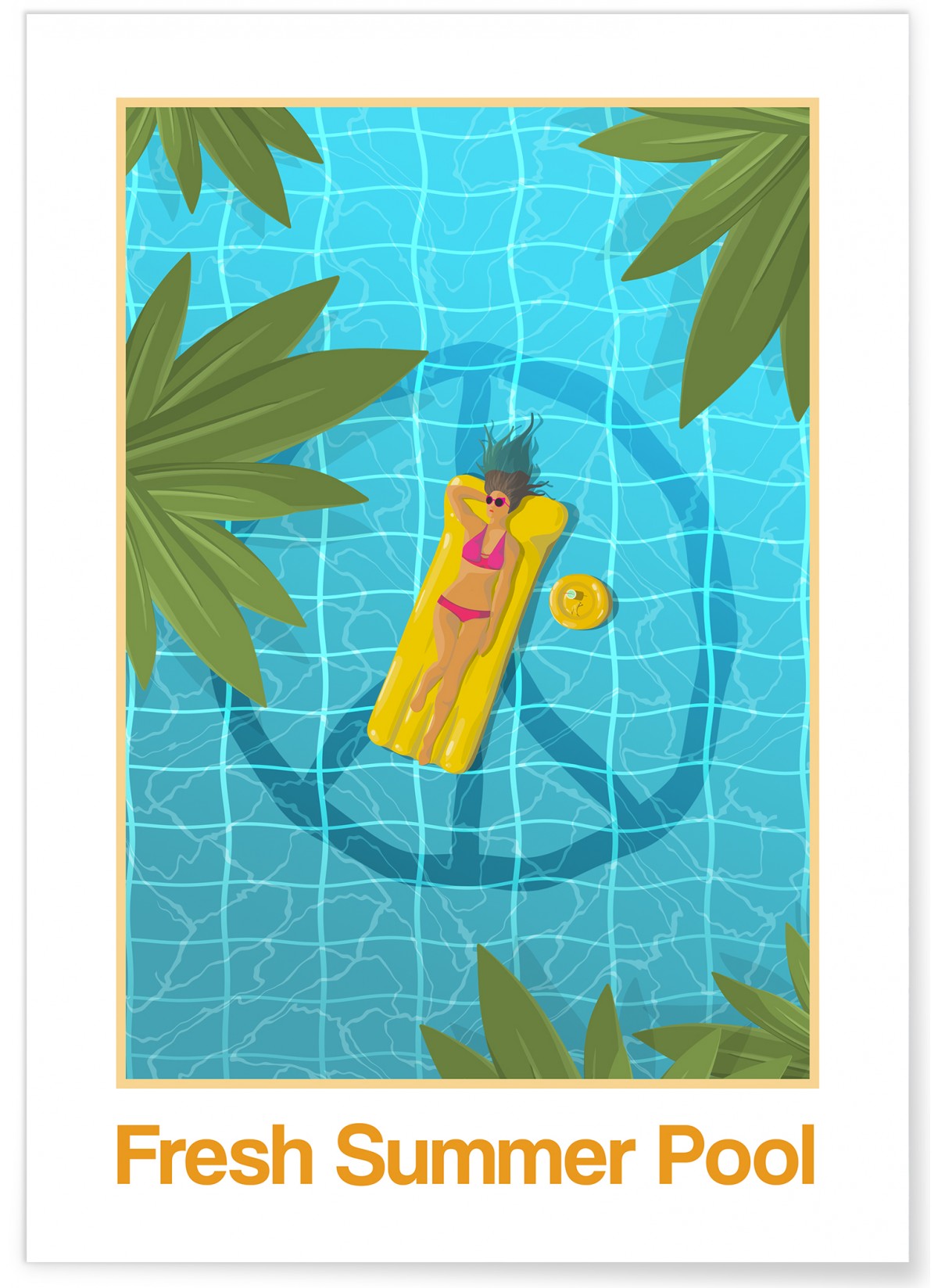 Affiche Fresh Summer Pool, L'AFFICHERIE