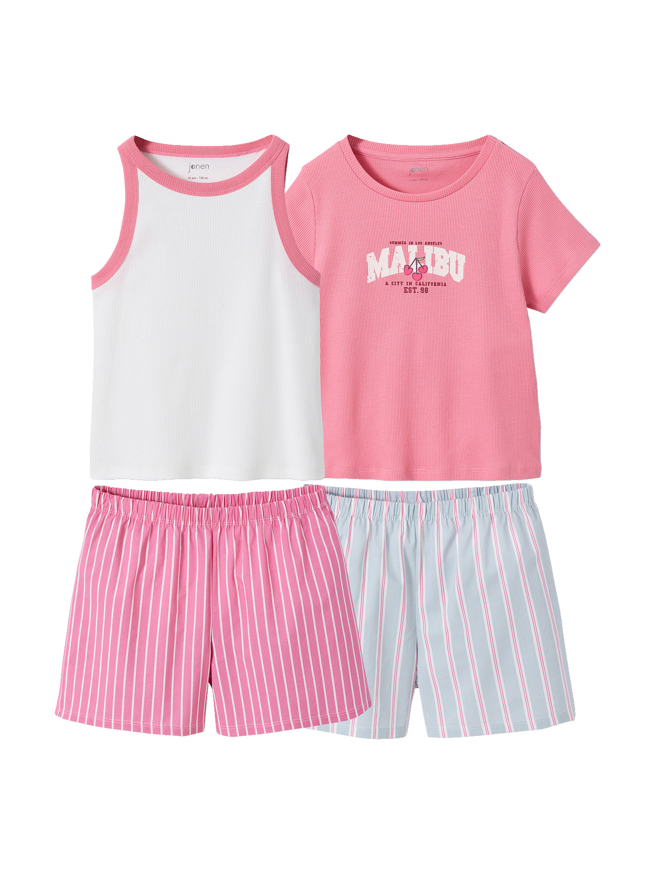 Lot 2 pyjashort manches courtes, JONEN
