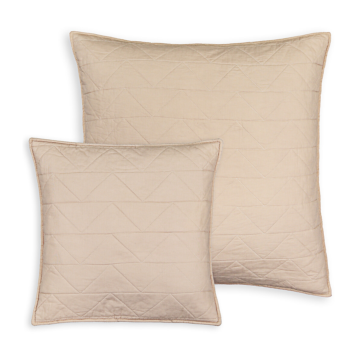 Zig zag scenario quilted cushion cover La Redoute Interieurs | La Redoute