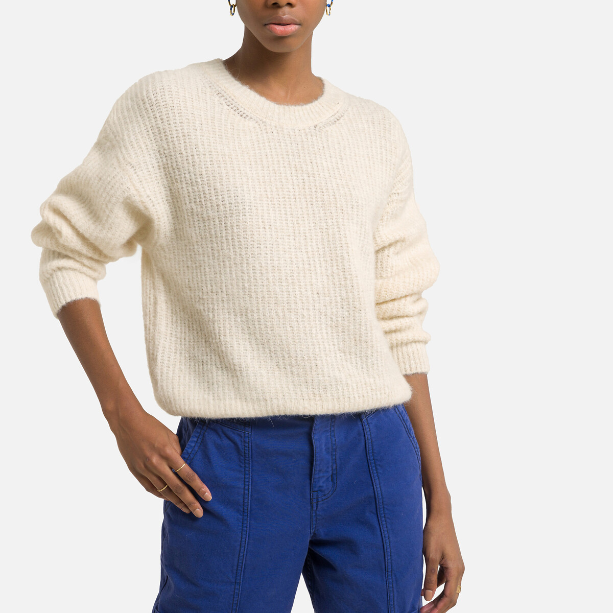 East Cotton Jumper with Crew Neck