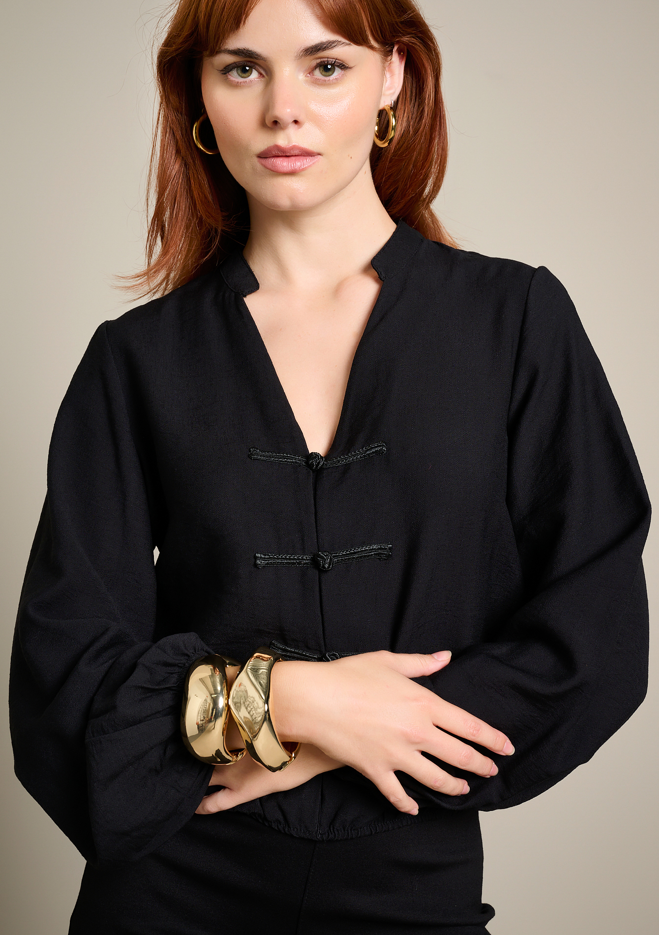 Blouse à l'effet froissé, LOLALIZA