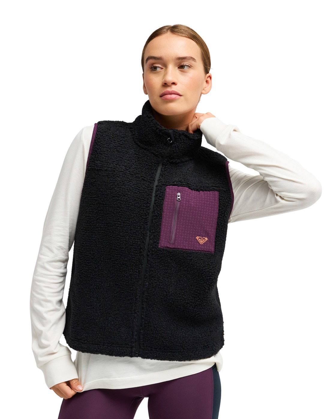 Gilet de sport en sherpa BOUNDLESS SPIRIT 2., ROXY
