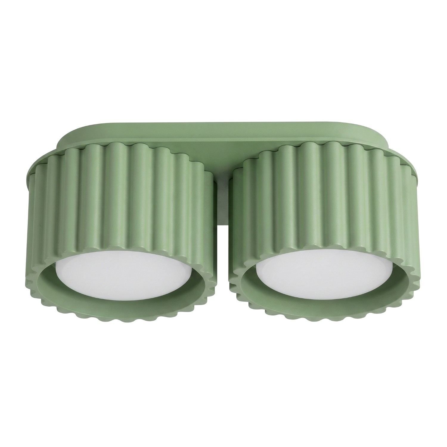 Plafonnier Aluminium Sauge Gx53 2 AURA, EDEN