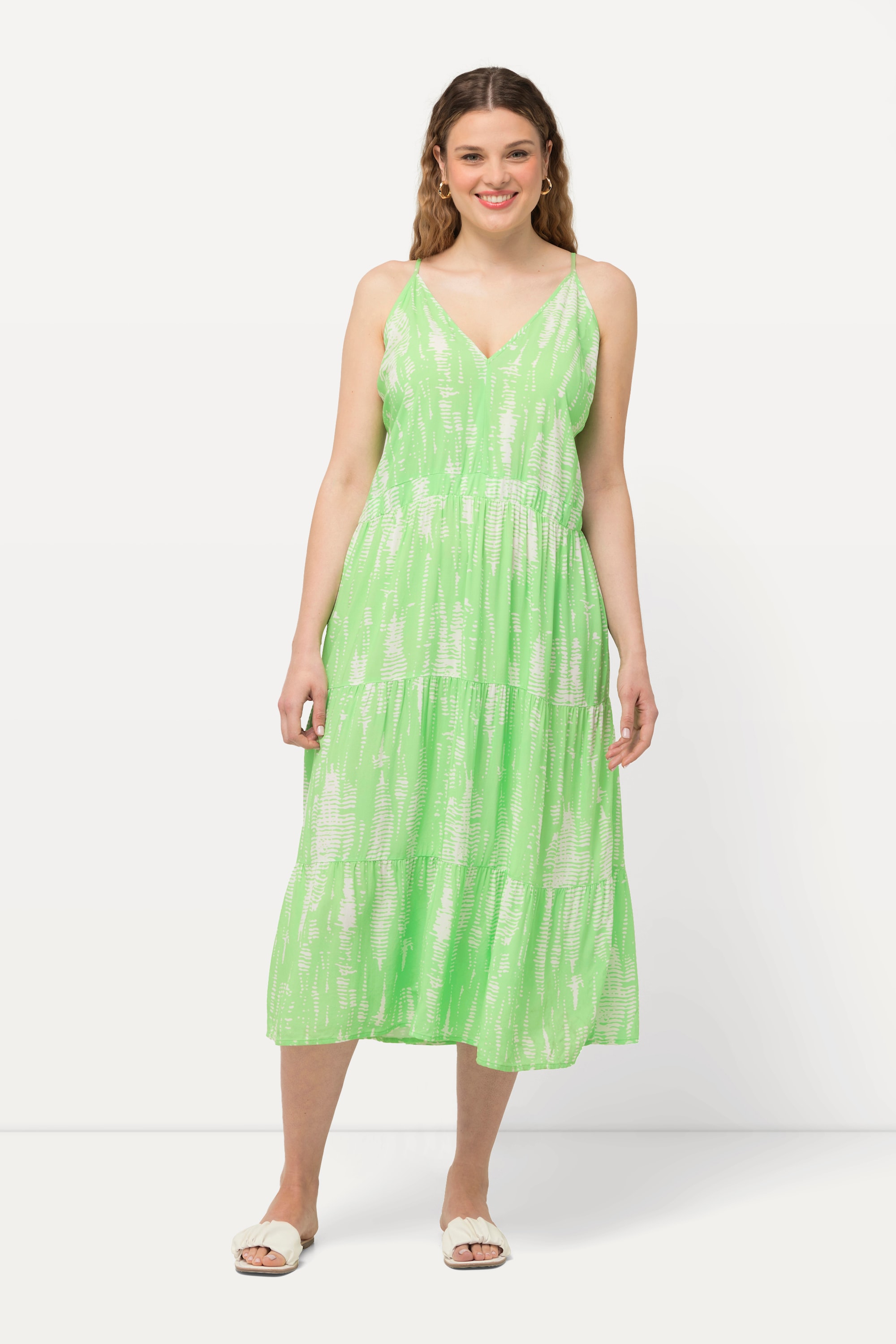 Robe midi à coques en triangles, ULLA POPKEN