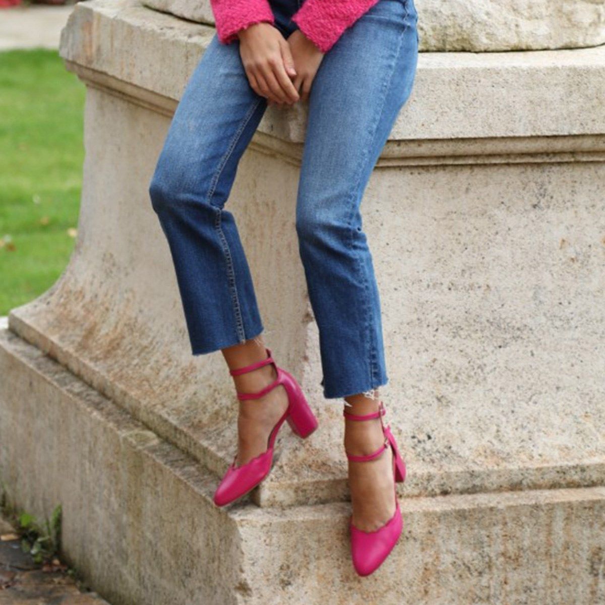 Femme Chaussures Chaussures à talons Sandales à talons ESCARPINS ISLA Cuir Song of Style en coloris Rose 