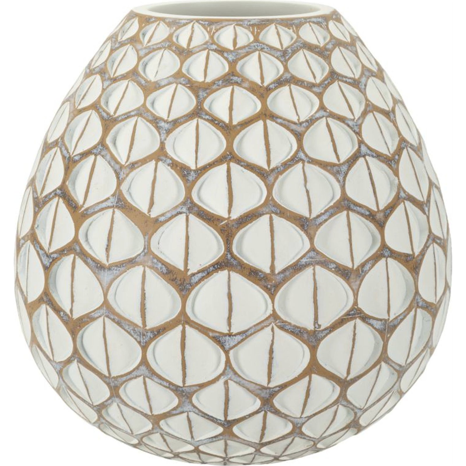 Vase à relief géométrique tridimensionnel MODERN, RECOLLECTION