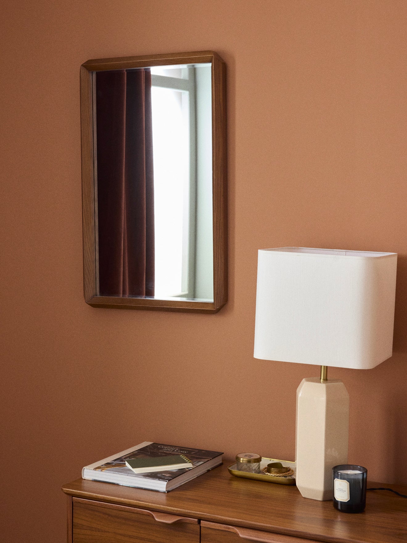 Miroir biseauté en chêne, CYRILLUS