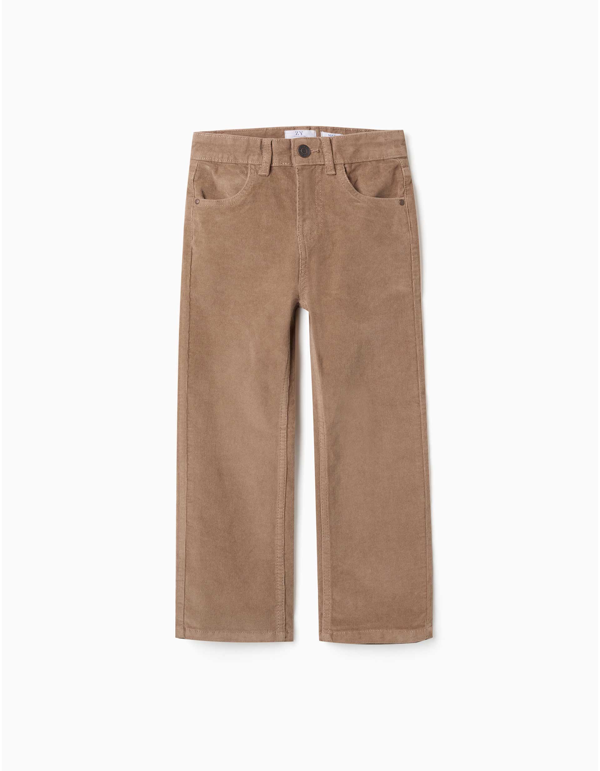 Pantalon à coupe droite en velours côtelé, ZIPPY