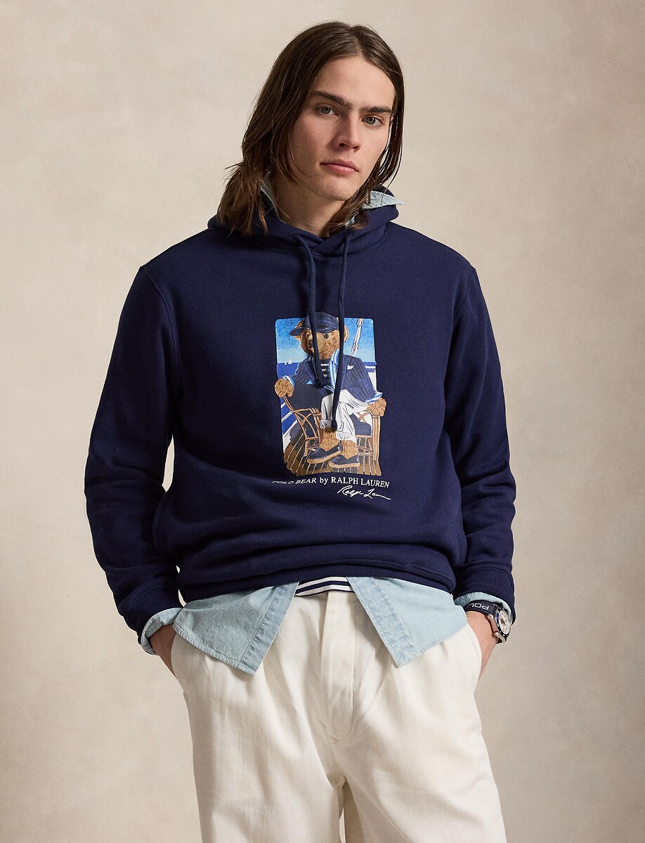 Hoodie, Polo Bear, in molton, POLO RALPH LAUREN