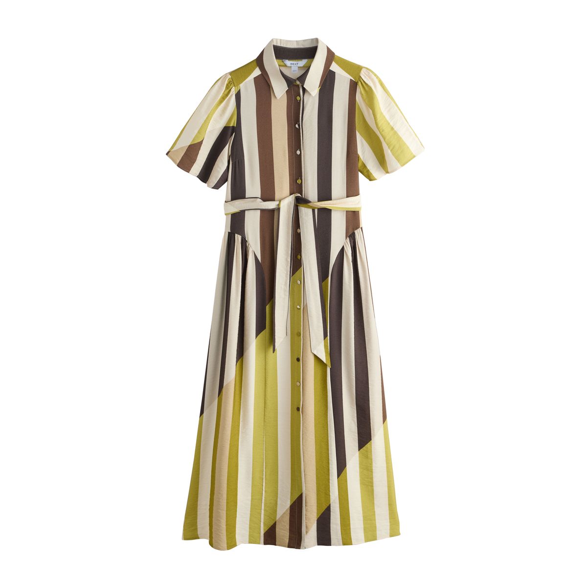 Robe chemise mi-longue cintrée, NEXT