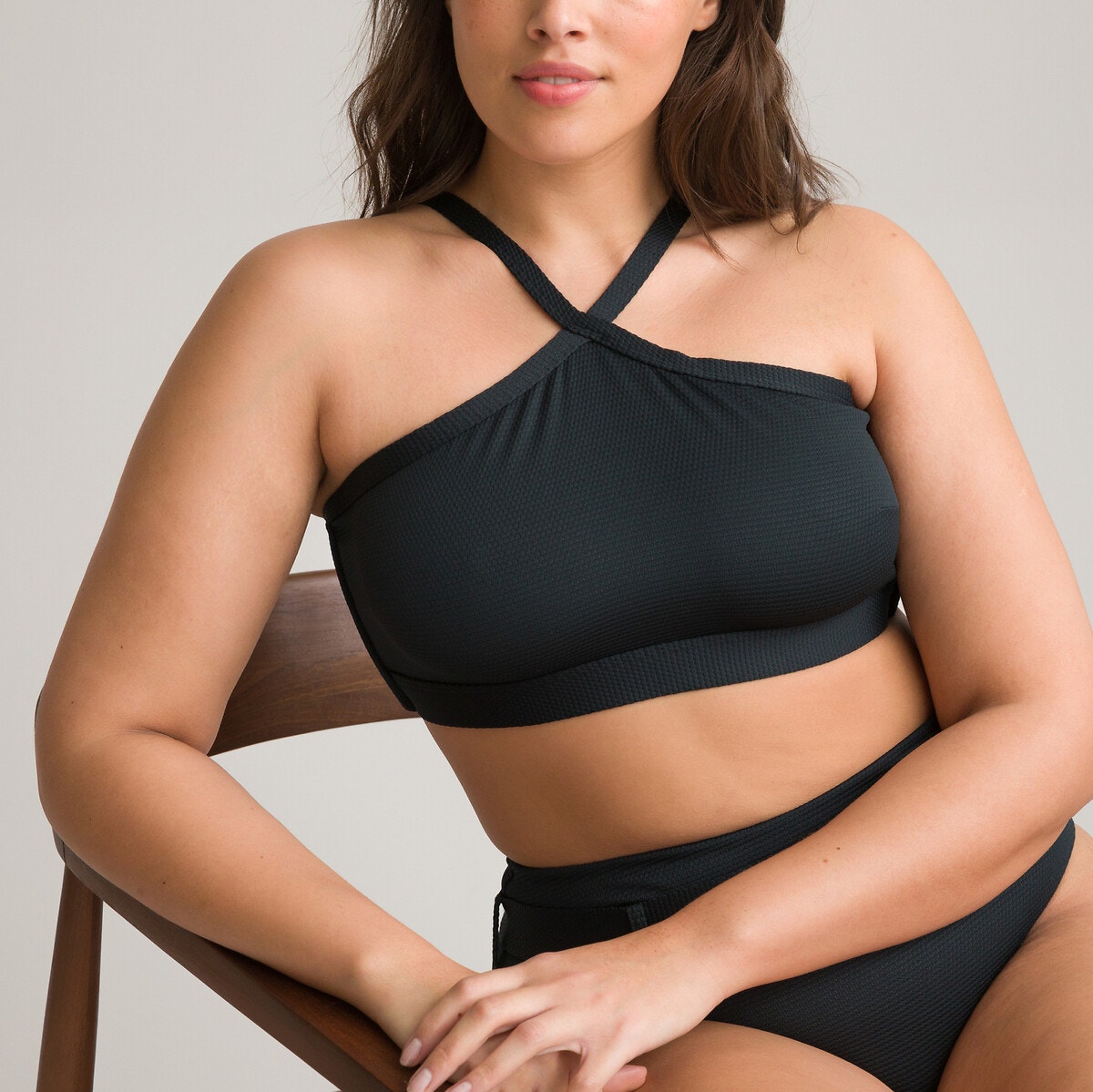 Haut de maillot de bain noir grande taille new arrivals