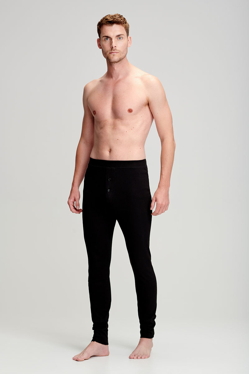 Caleçon long en coton bio et kapok, ARMOR-LUX