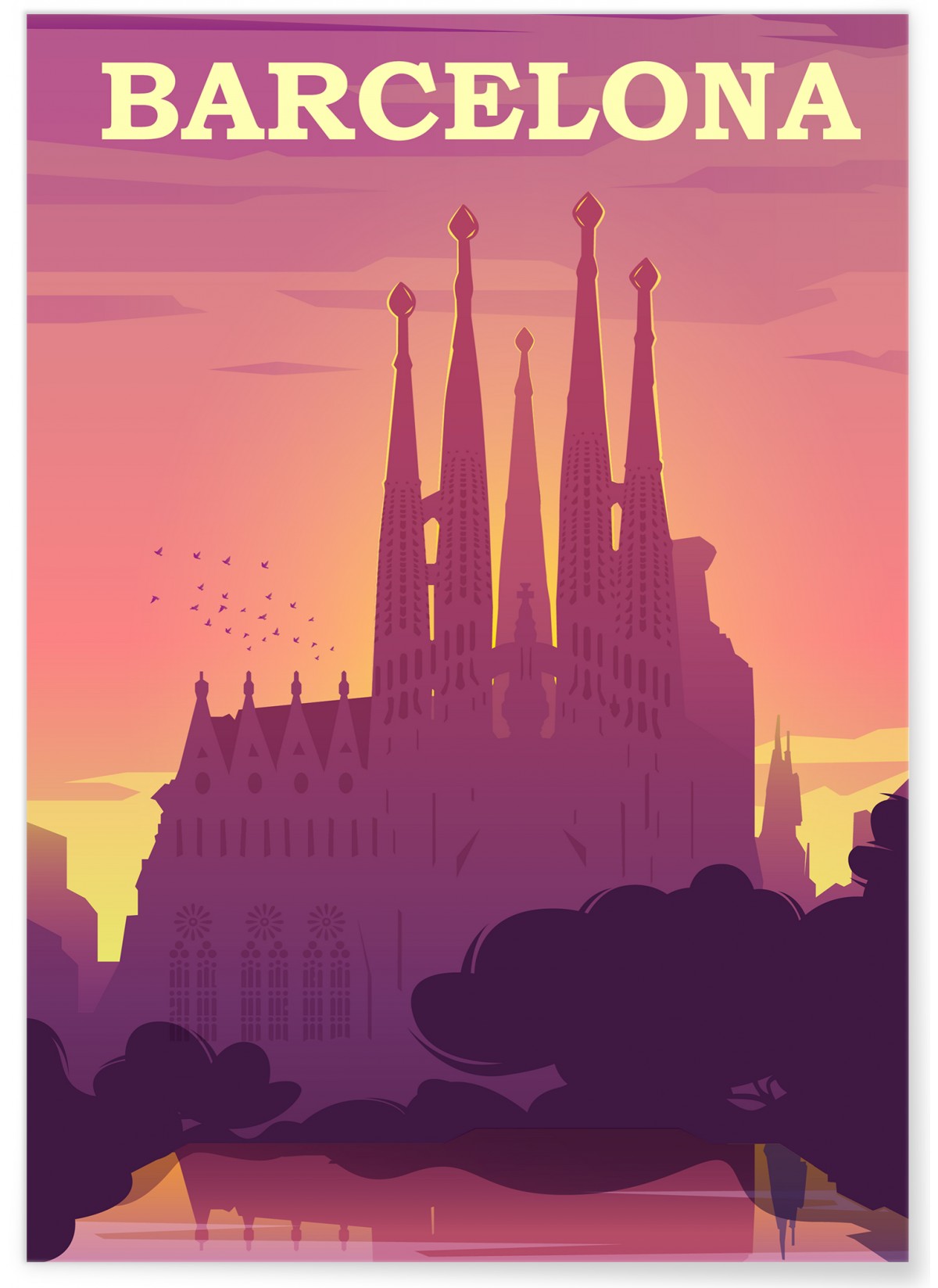 Poster Barcelone, L'AFFICHERIE