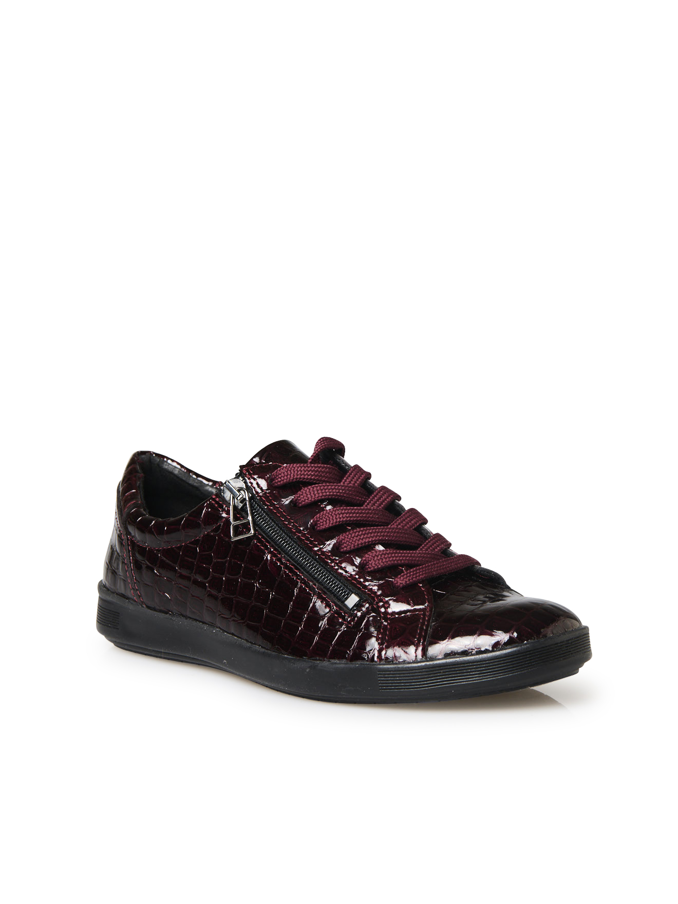 Baskets tout cuir semelle amovible, PEDICONFORT