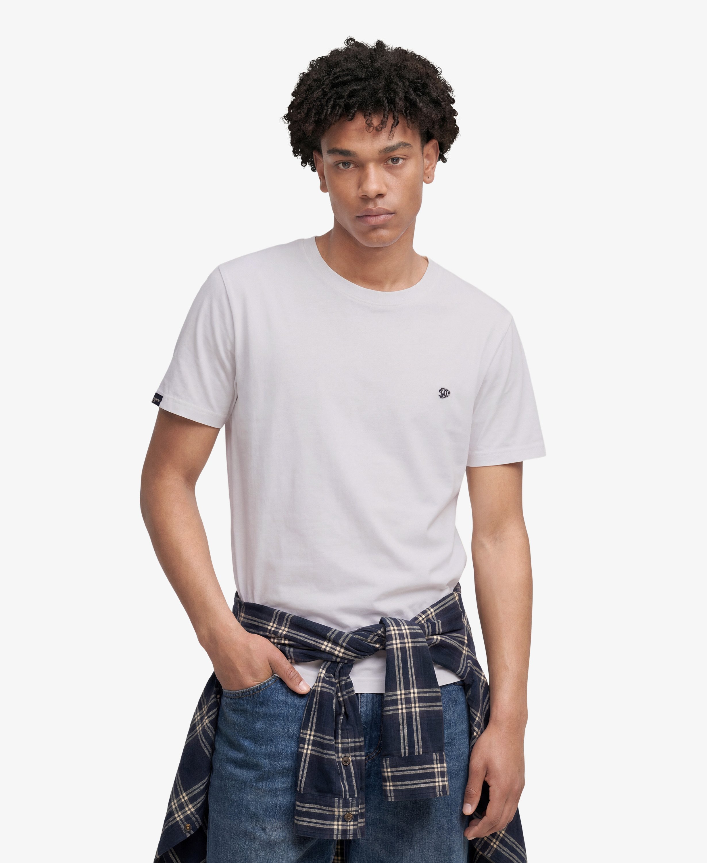 T-shirt SD&Co Logo Brodé Coupe Ajustée, SUPERDRY