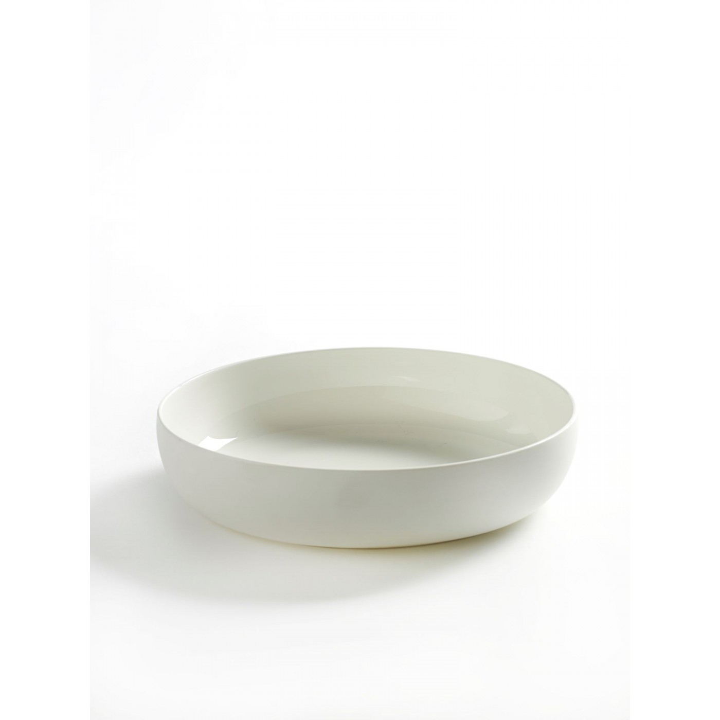 Assiette Creuse Blanche M Diam 20 Base, SERAX