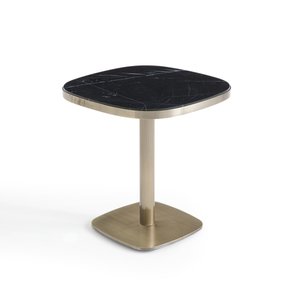 Tavolo con piedistallo in marmo nero, Lixfeld AM.PM image