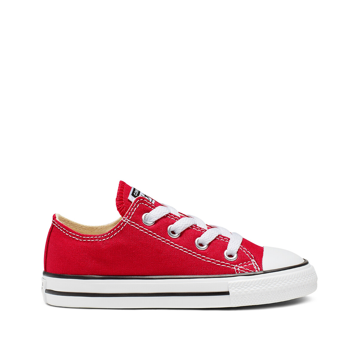 Kids chuck taylor all star core canvas ox trainers , red, Converse | La  Redoute