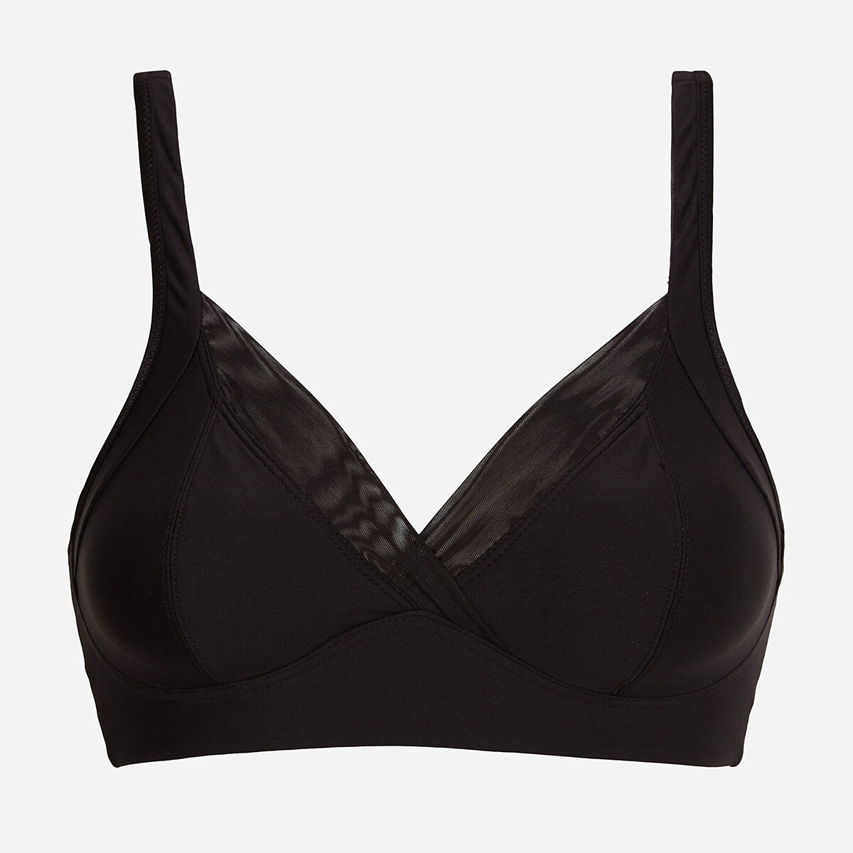 Soutien-Gorge Playtex Sans Armatures - Coton Bio, Bonnets Doublés, Dos Large - Feel Good Support