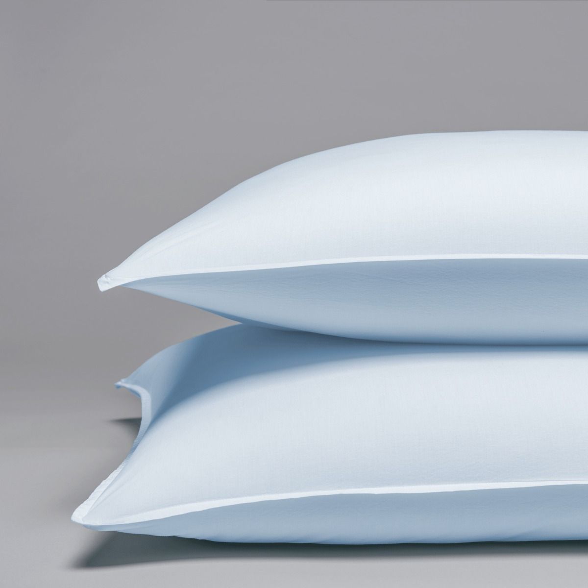 Taie d'oreiller percale de coton lavé 120 fils - 300tc PARIS, COTTON & CO