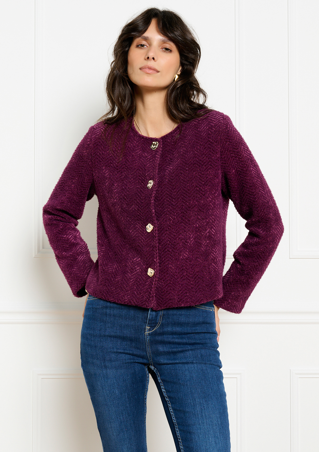 Veste maille douce, LOLALIZA