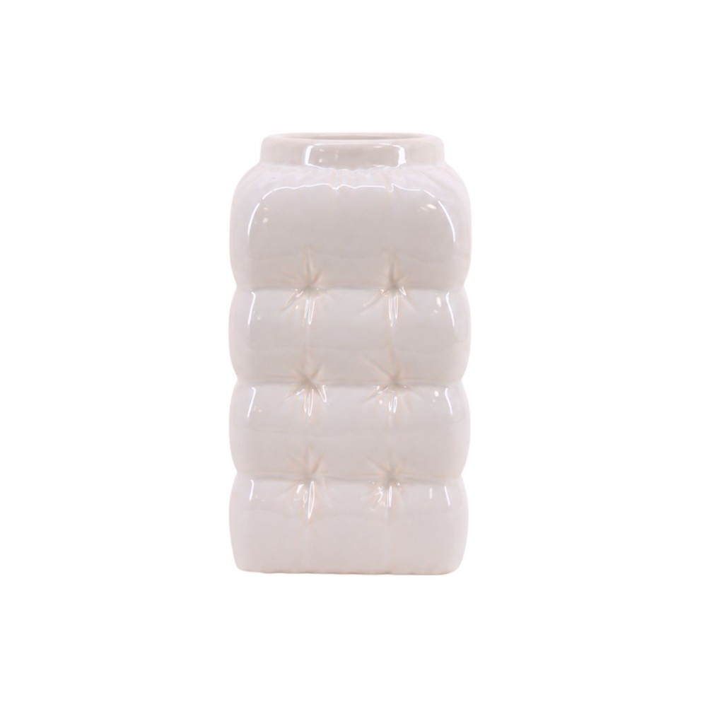 Vase design en céramique effet gonflé, H17m, ORNAMI