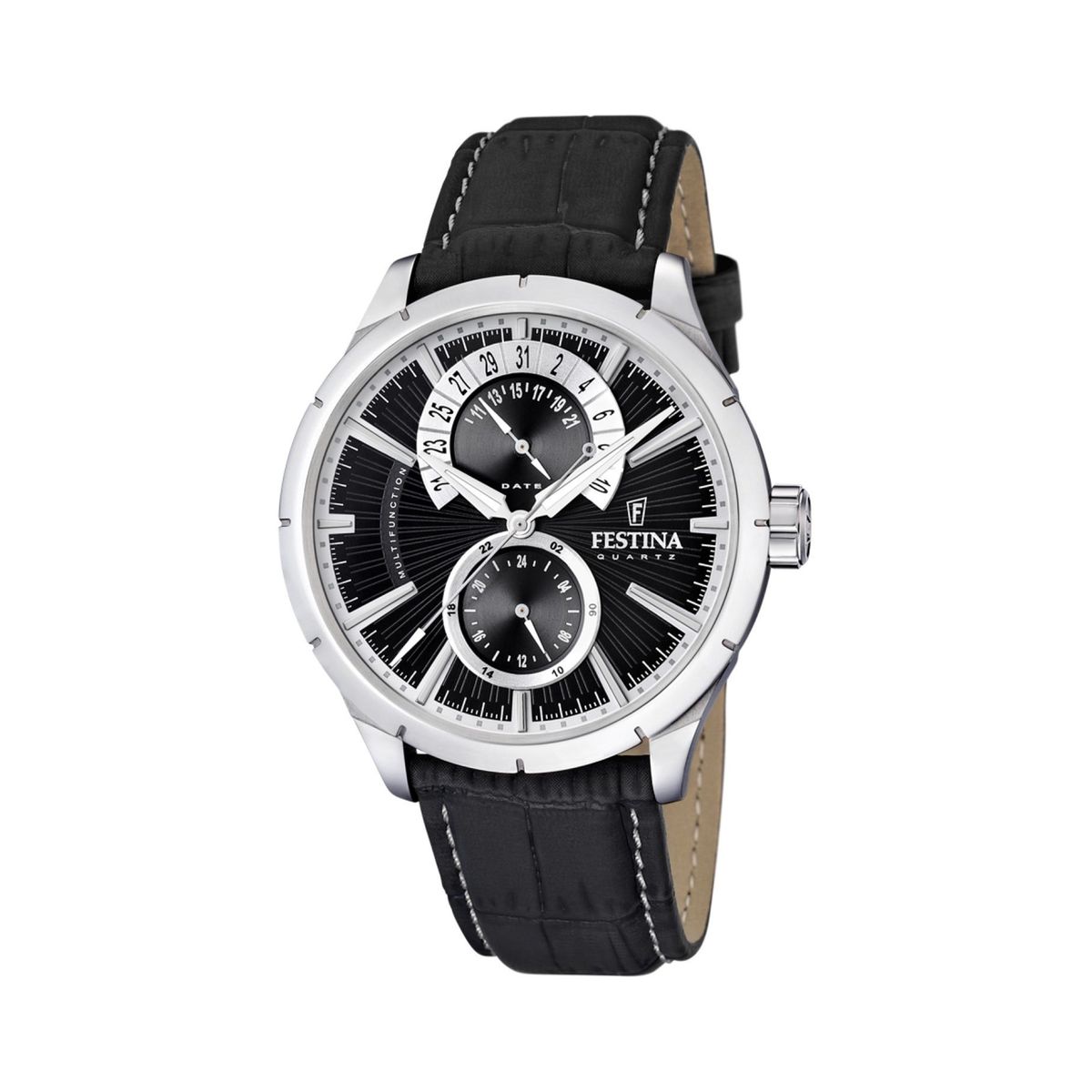 Montre festina homme cuir noir La Redoute