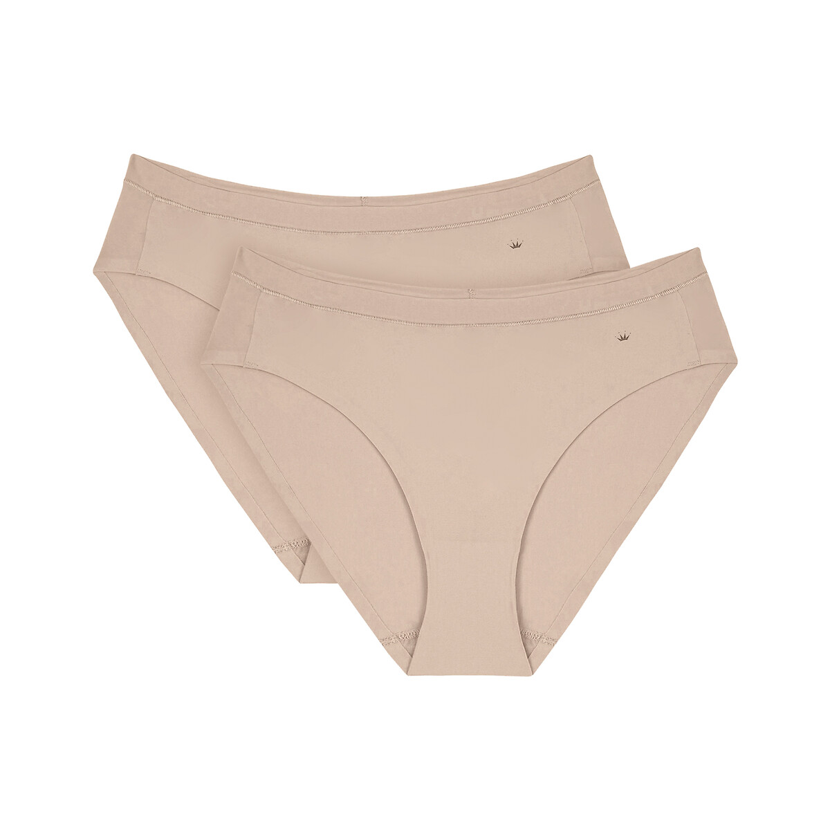 Image of Pack of 2 Smart Micro High Leg Knickers