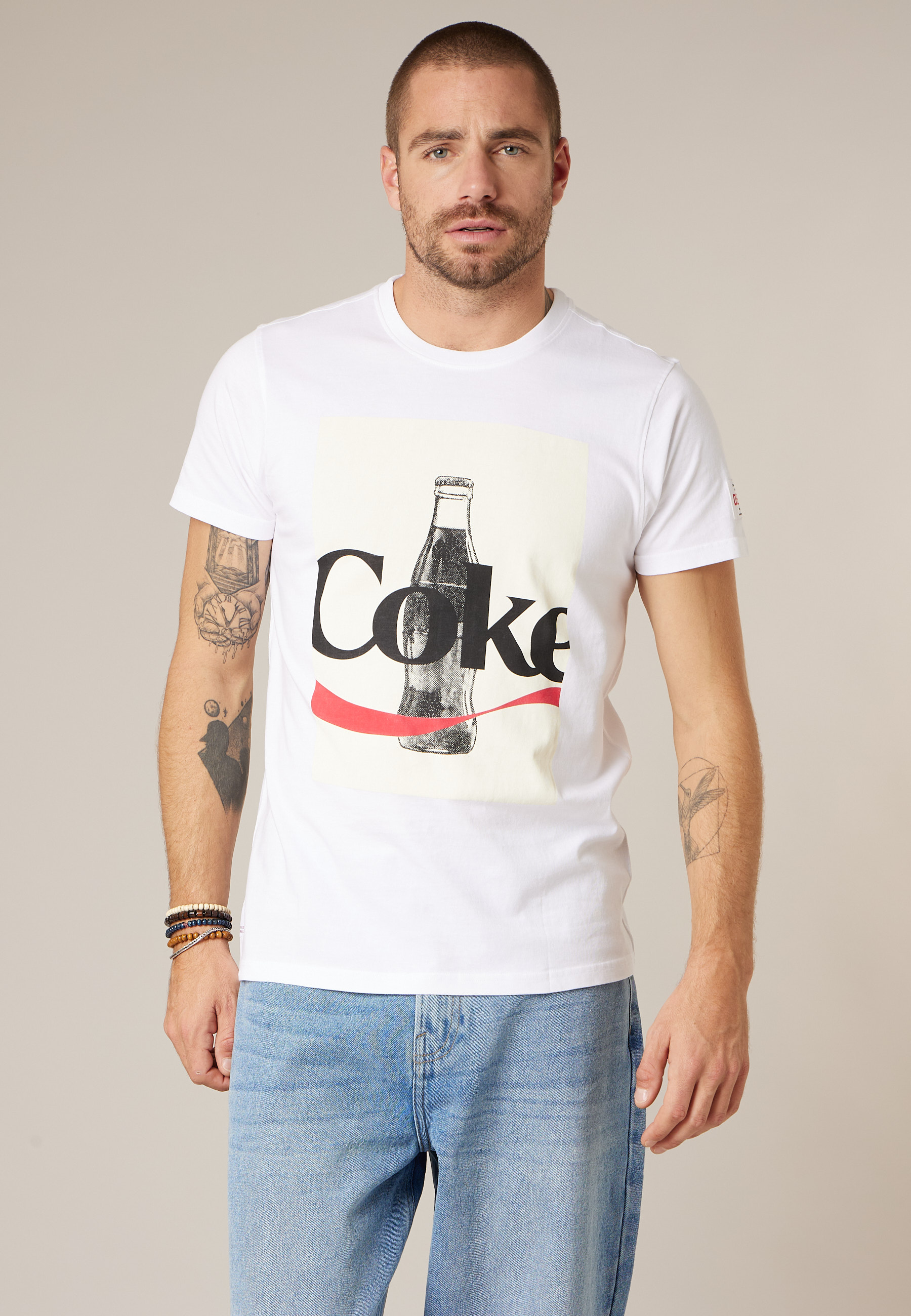 T-shirt homme en coton deeluxe x coca-cola ICECOLD, DEELUXE
