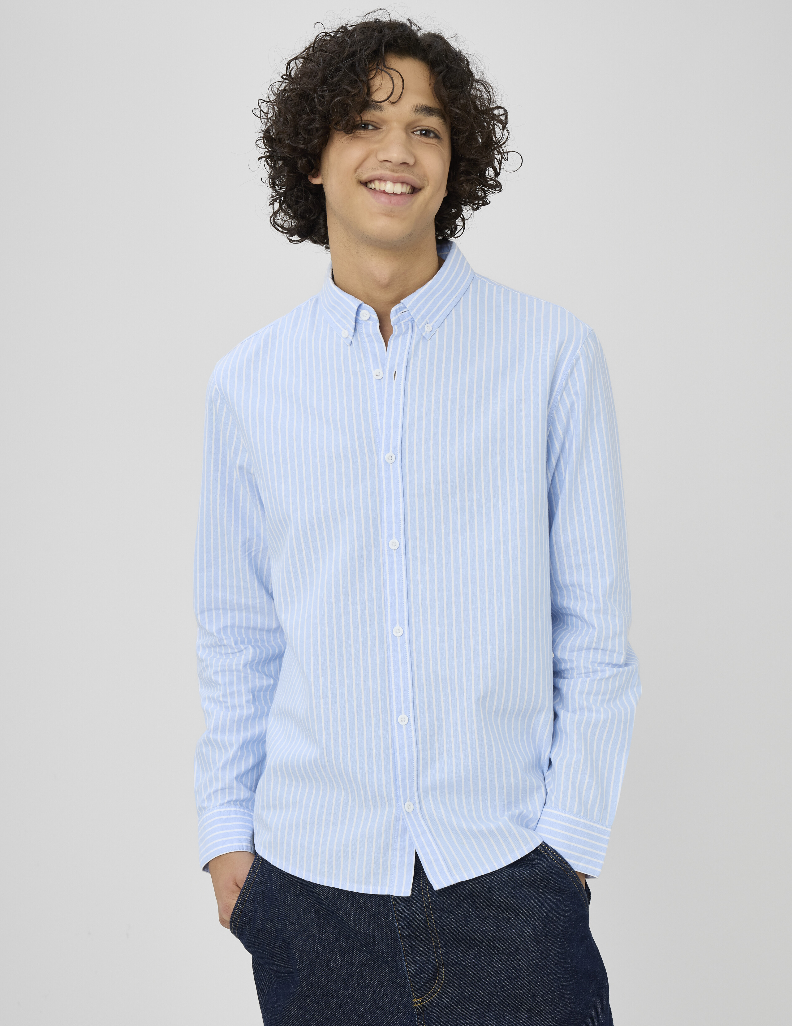 Chemise oxford rayée, BZB