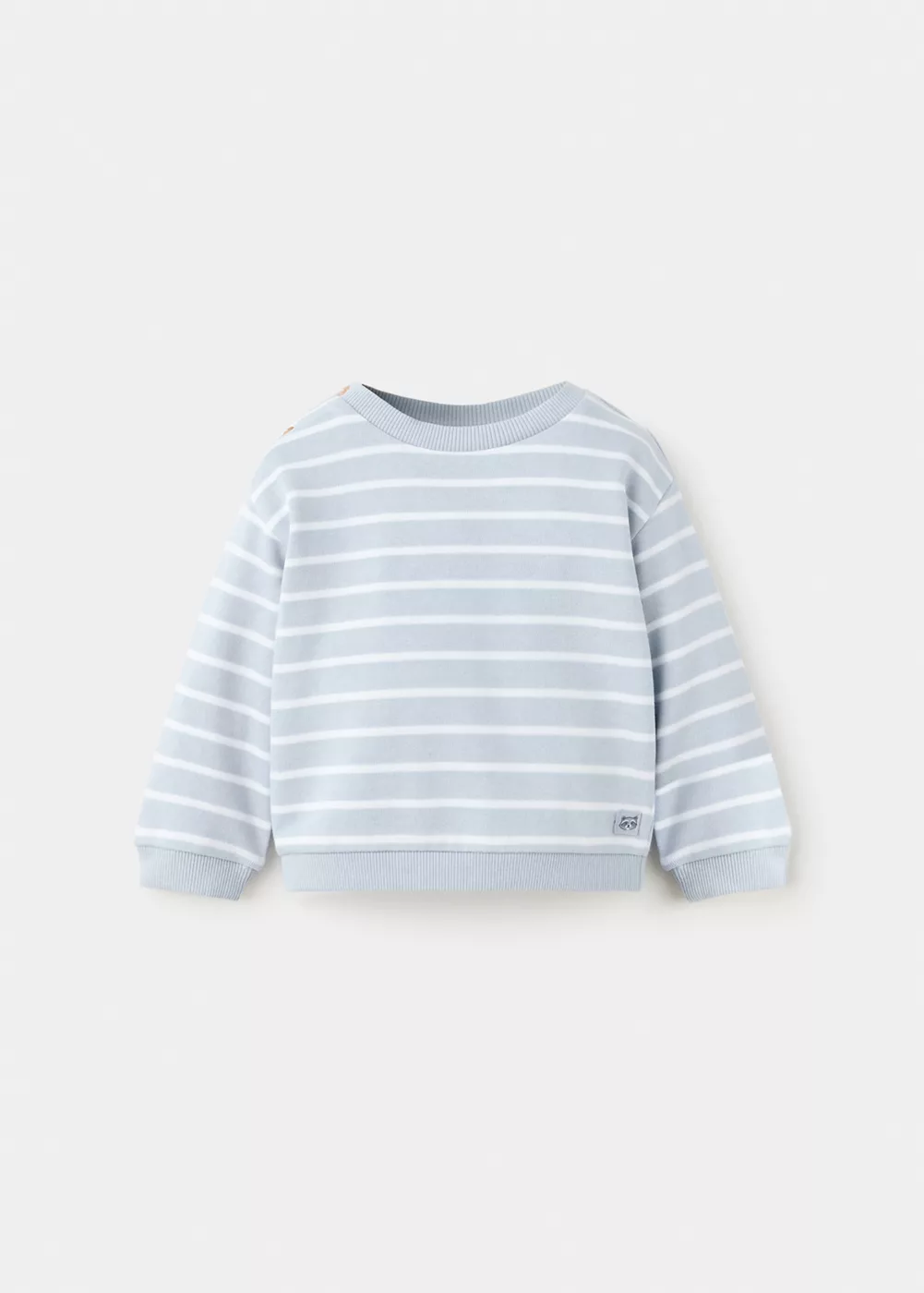 Sweat-shirt coton rayures, MANGO BABY