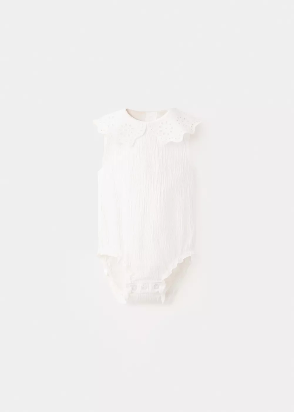 Body coton col babydoll, MANGO BABY