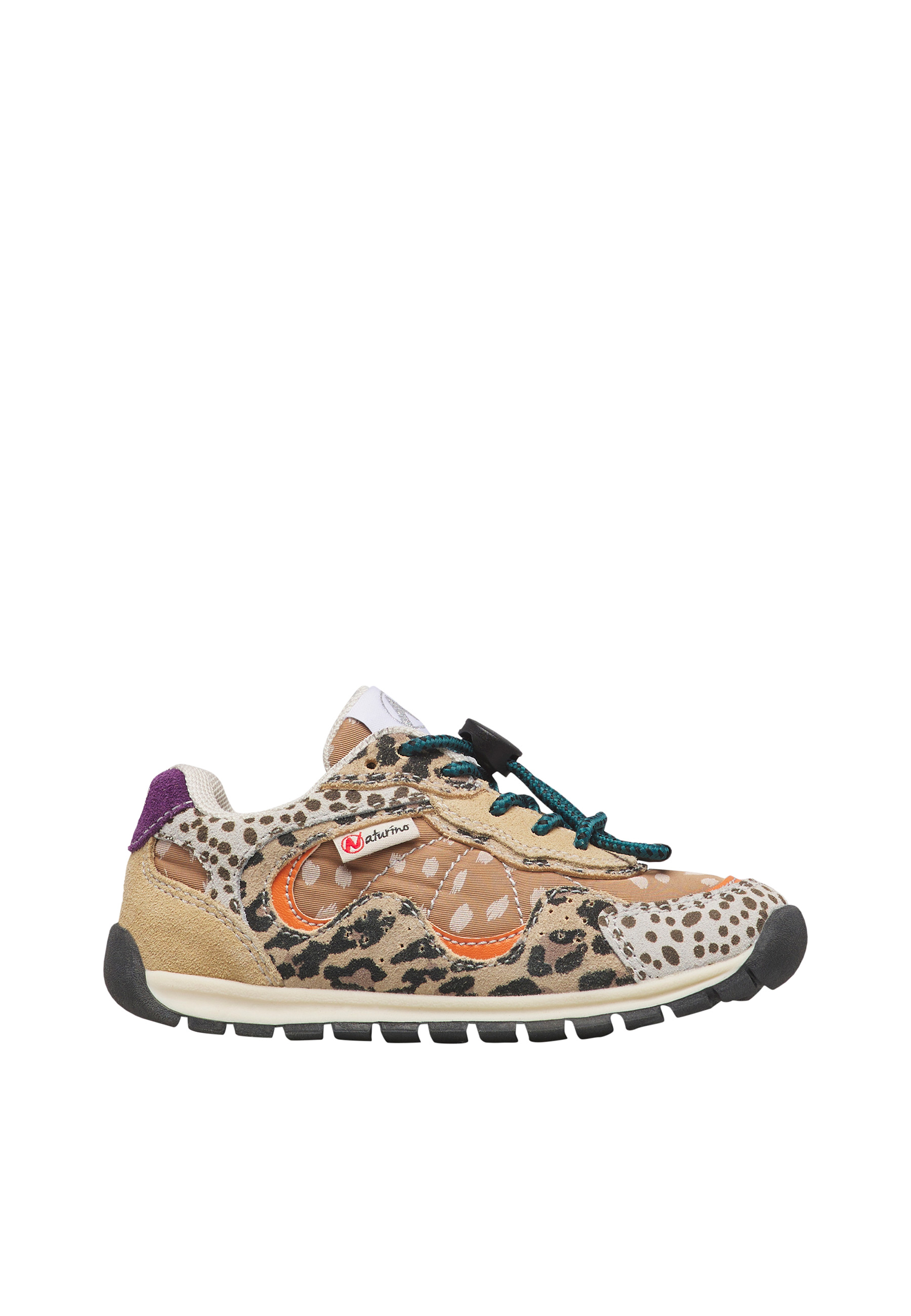 Sneakers en cuir et tissu MANSK., NATURINO
