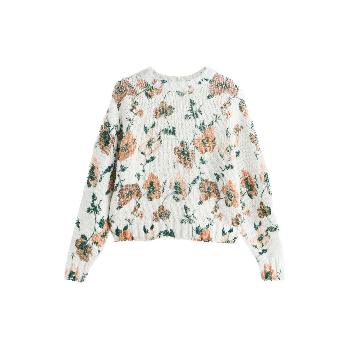 Pull en maille de coton majoritaire flammé, NEXT