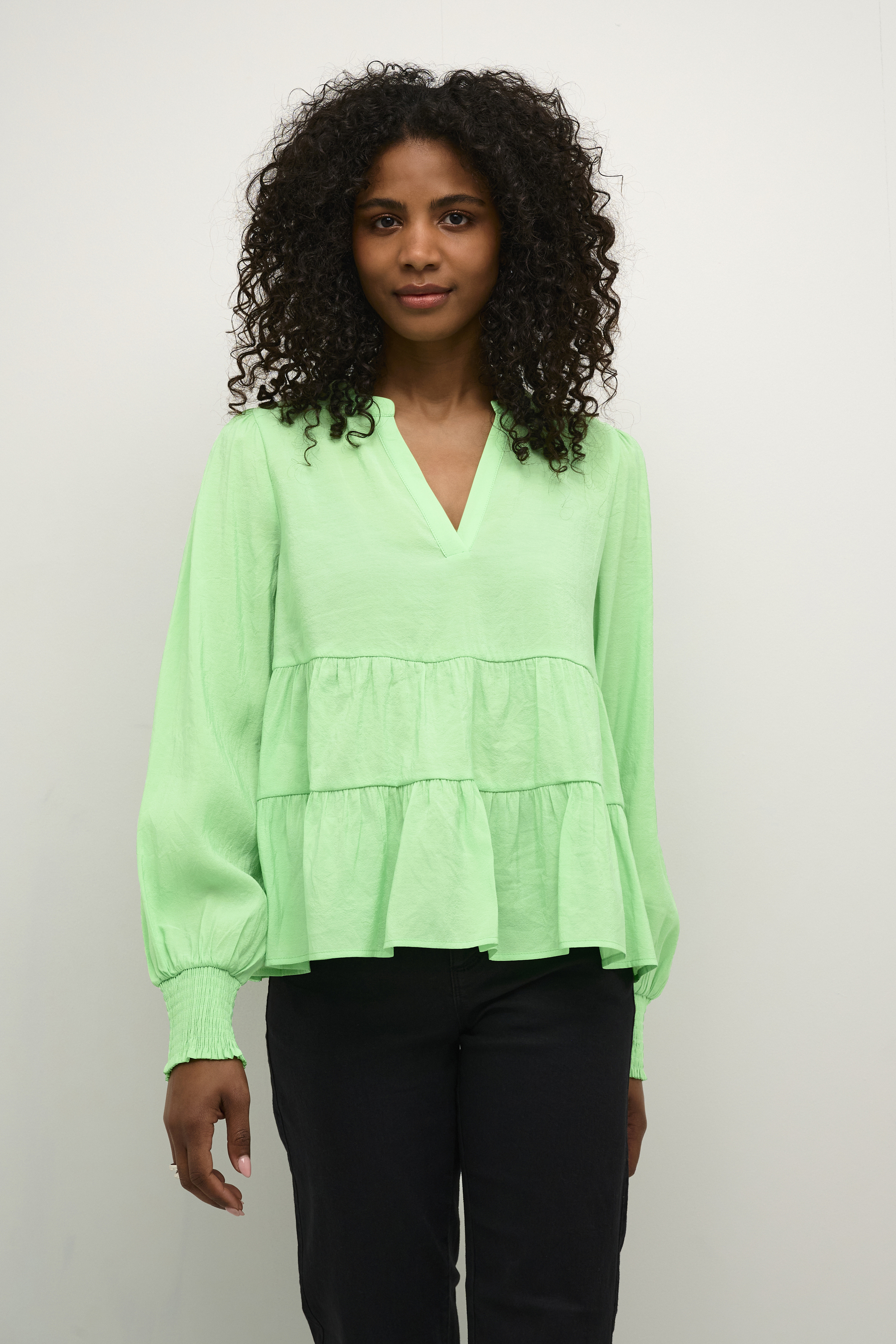 Blouse with long sleeve, KAFFE