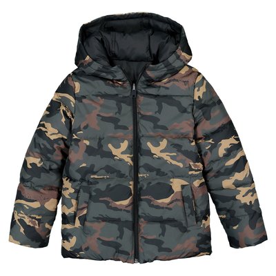 Recycled Reversible Padded Jacket with Hood LA REDOUTE COLLECTIONS