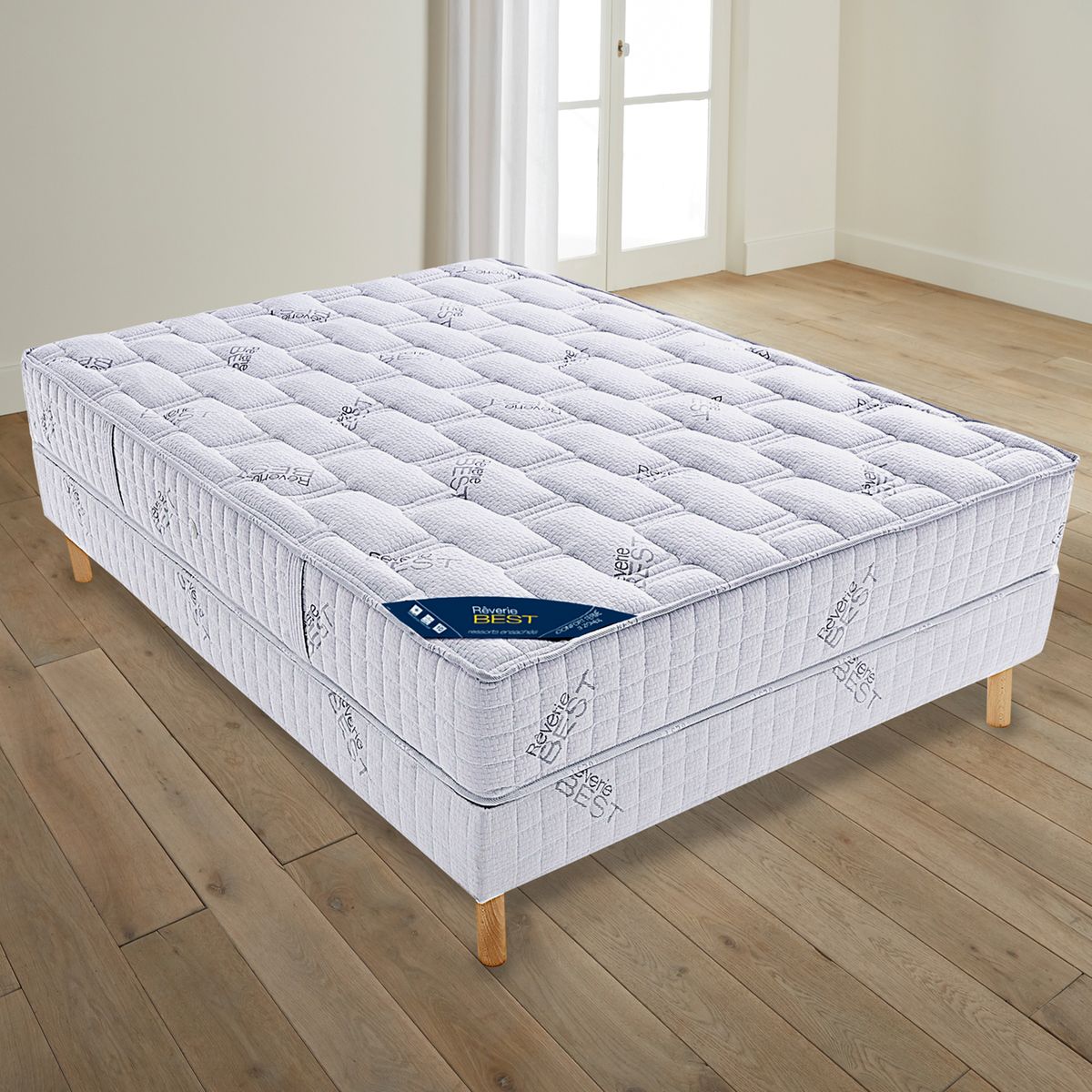 matelas ressorts ensaches confort ferme 3 zones