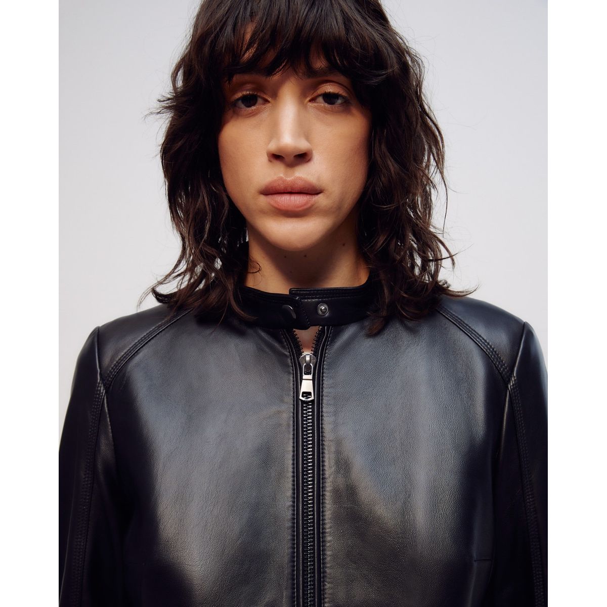 Blouson cuir la hotsell redoute