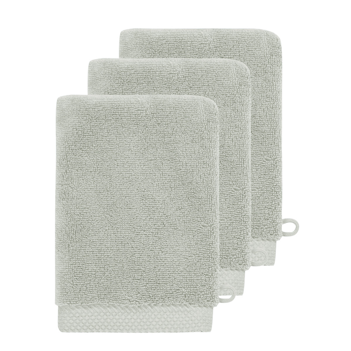 3 gants de toilette Zéro Twist 560 g/m² SENSOFT, SENSEI MAISON