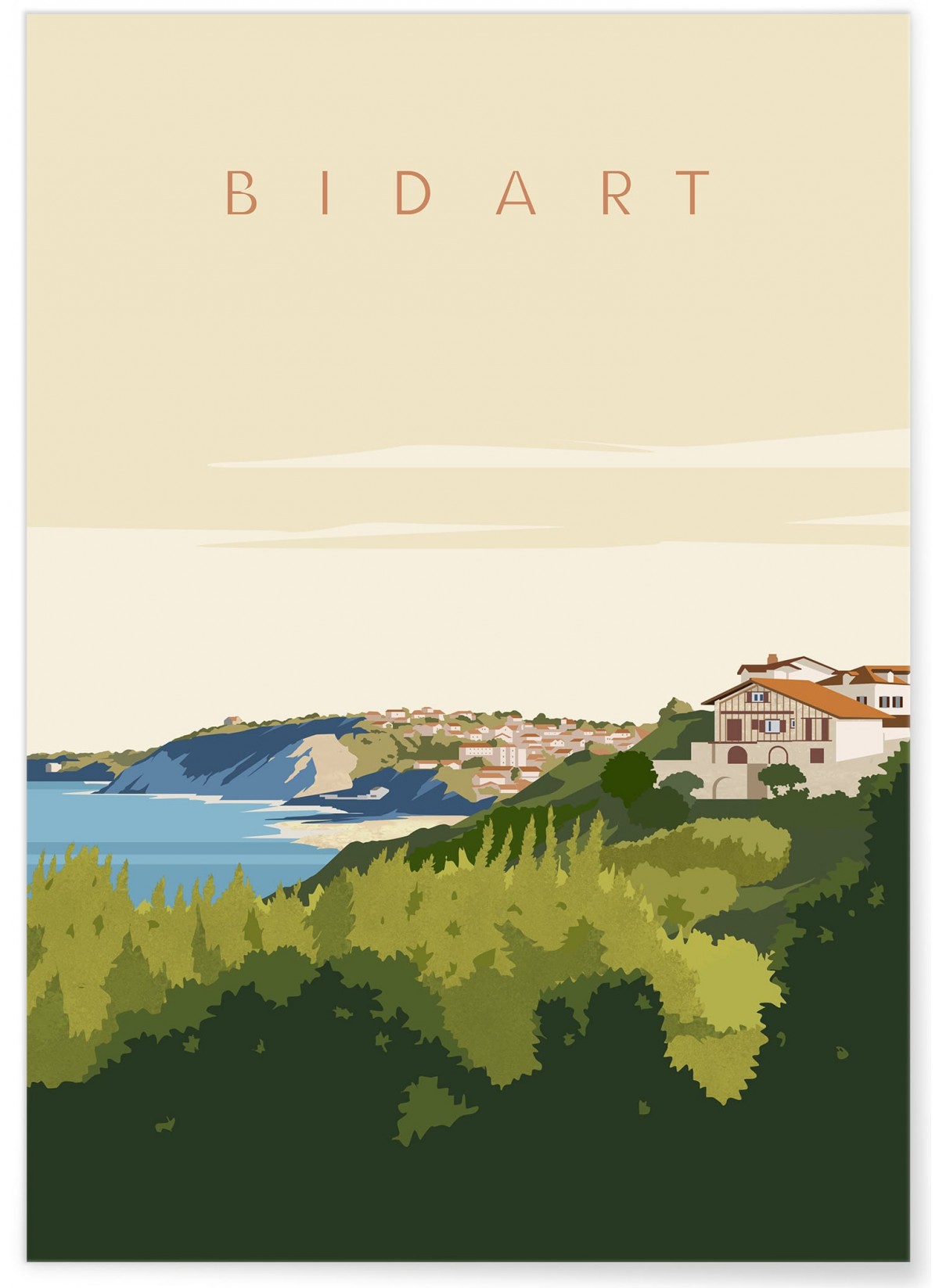 Affiche ville Bidart, L'AFFICHERIE