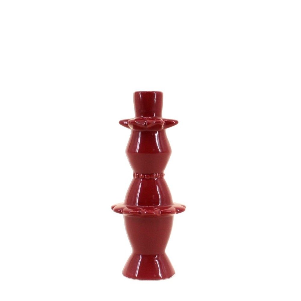 Bougeoir ceinturé en céramique 23cm, ORNAMI