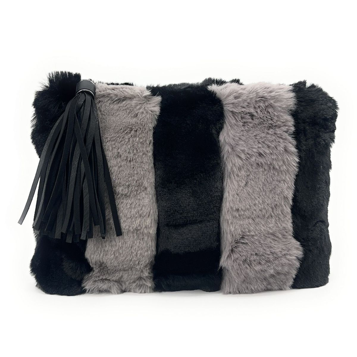 Sac pochette en fausse fourrure vegan furby Oh My Bag La Redoute