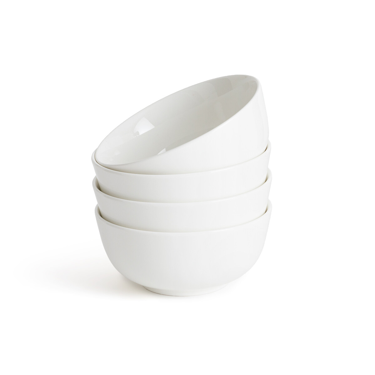Juego de 4 boles de porcelana ginny blanco La Redoute Interieurs