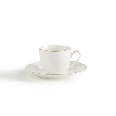 4er-Set Kaffeetassen + Untertassen Histoire Or LA REDOUTE INTERIEURS