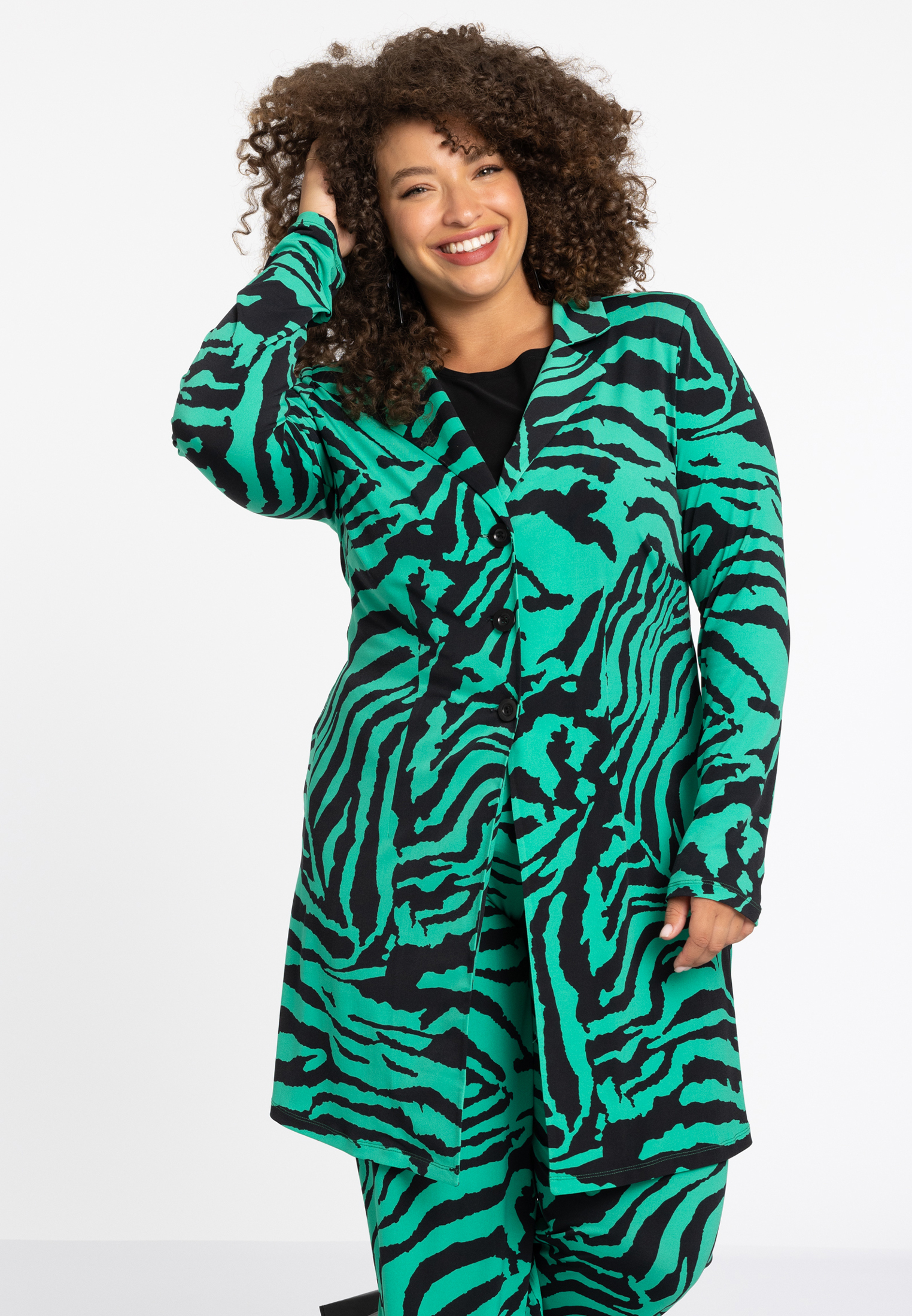 Blazer imprimée animal, YOEK