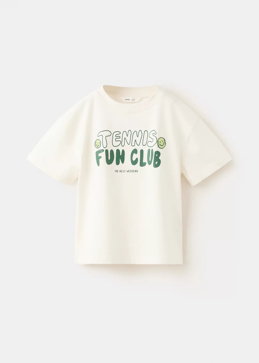 T-shirt 100 % coton phrase, MANGO BABY
