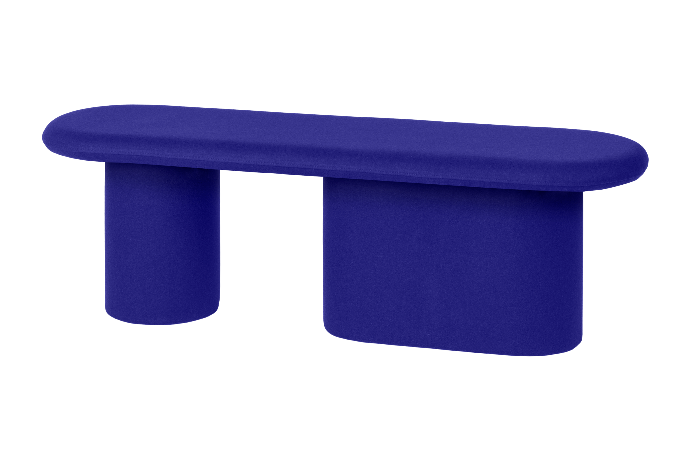 Banquette rembourrée en laine RULL, NOO.MA
